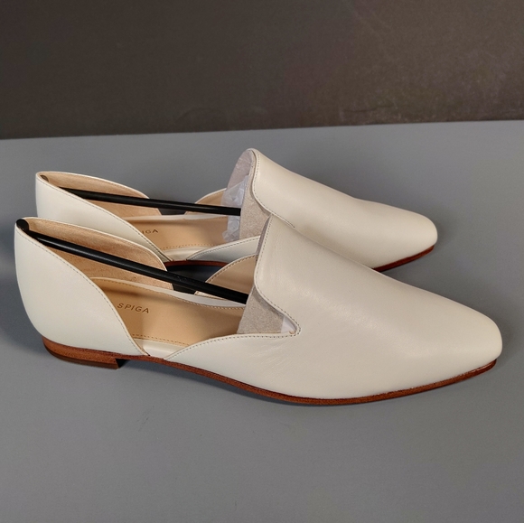 Via Spiga White Flat Shoes - Picture 4 of 9
